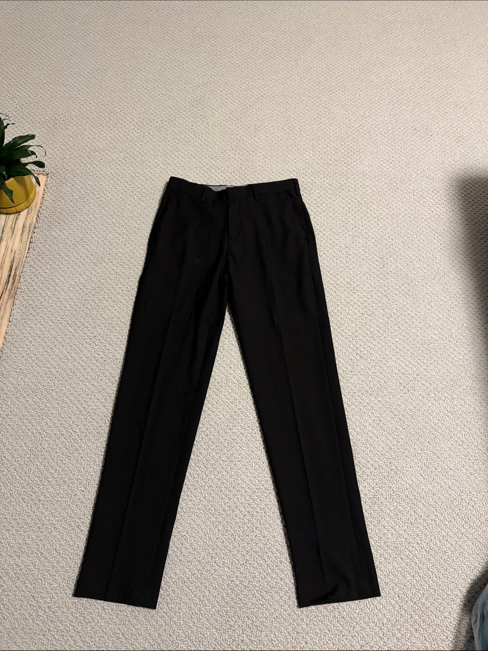 Men's Black Dress Pants/slacks - Slim Fit